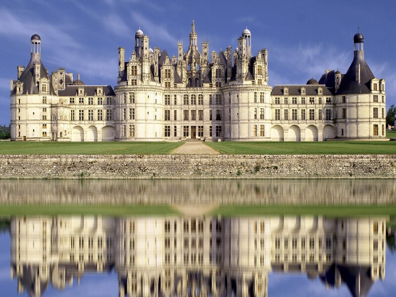 Château De Chambord — Blue, Serene