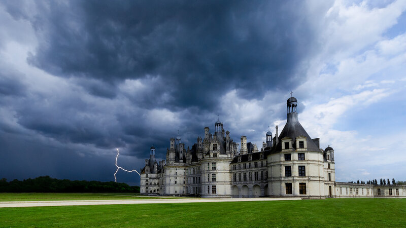 Château De Chambord — Green, Dramatic, Afternoon