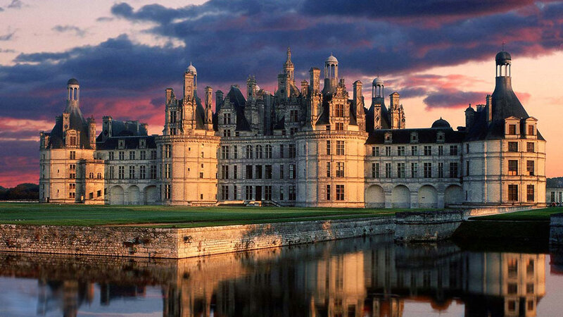 Château De Chambord — Purple, Dramatic