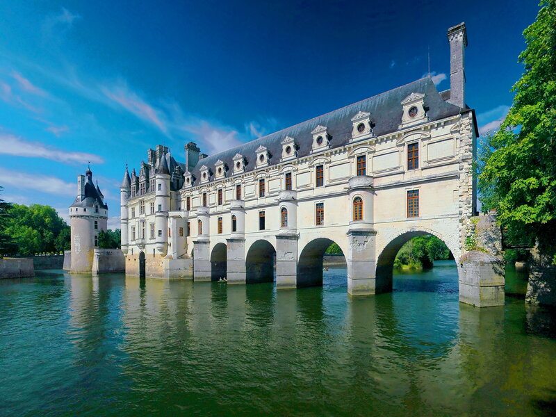 Château De Chenonceau — Blue, Serene, Afternoon