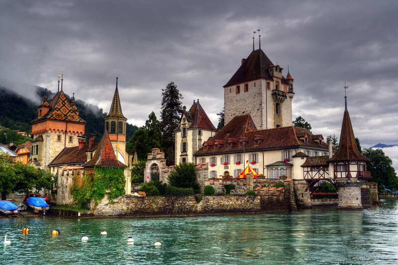 Château De Chillon — Blue, Dramatic, Afternoon