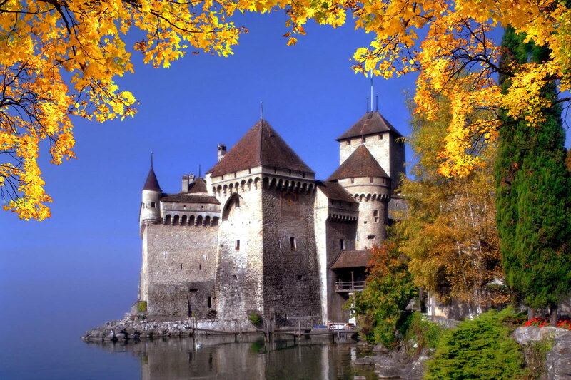 Château De Chillon — Blue, Serene, Autumn
