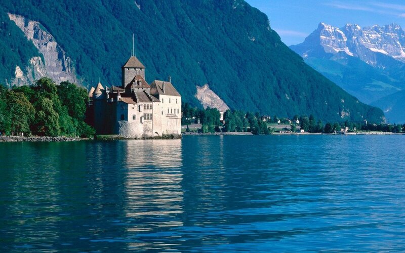 Château de Chillon by Lake Geneva