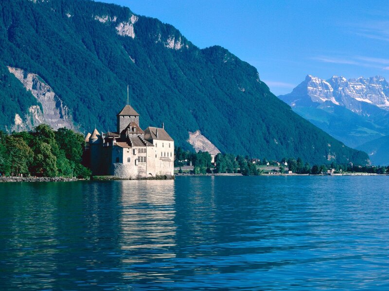 Château de Chillon by Lake Geneva