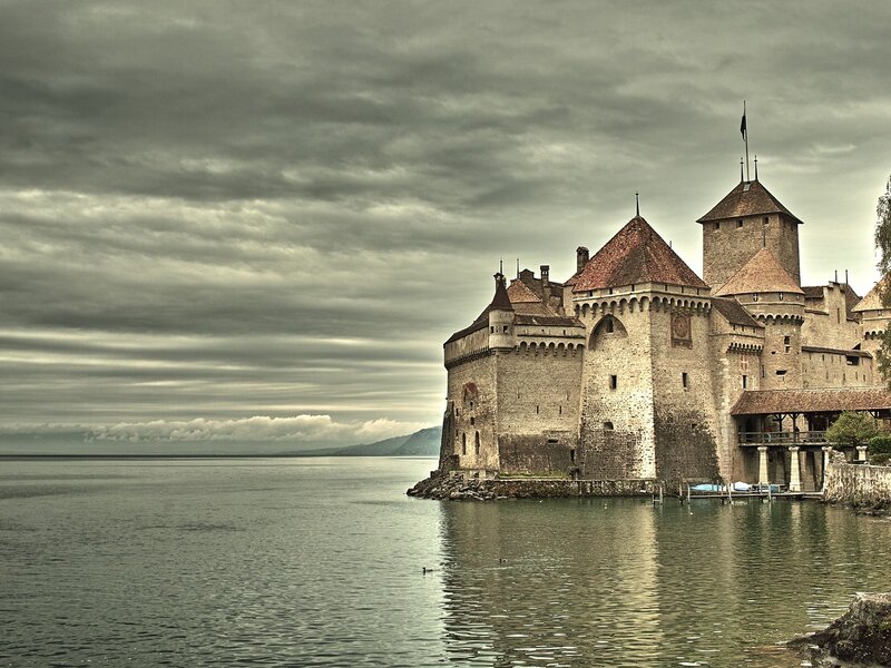 Château de Chillon by Lake Geneva