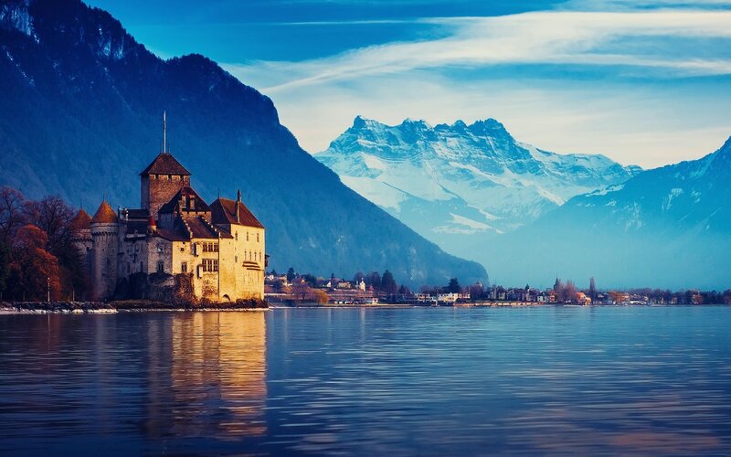 Château de Chillon by Lake Geneva