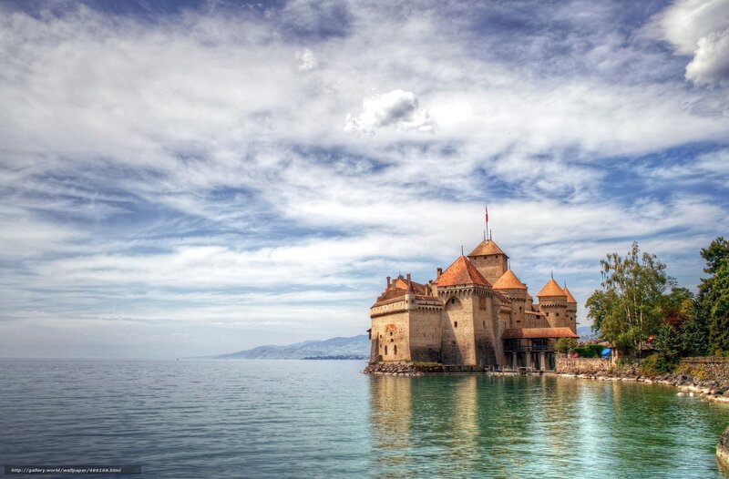 Château de Chillon by Lake Geneva