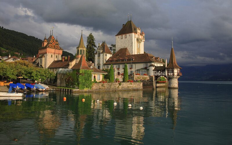 Château de Chillon by the lake