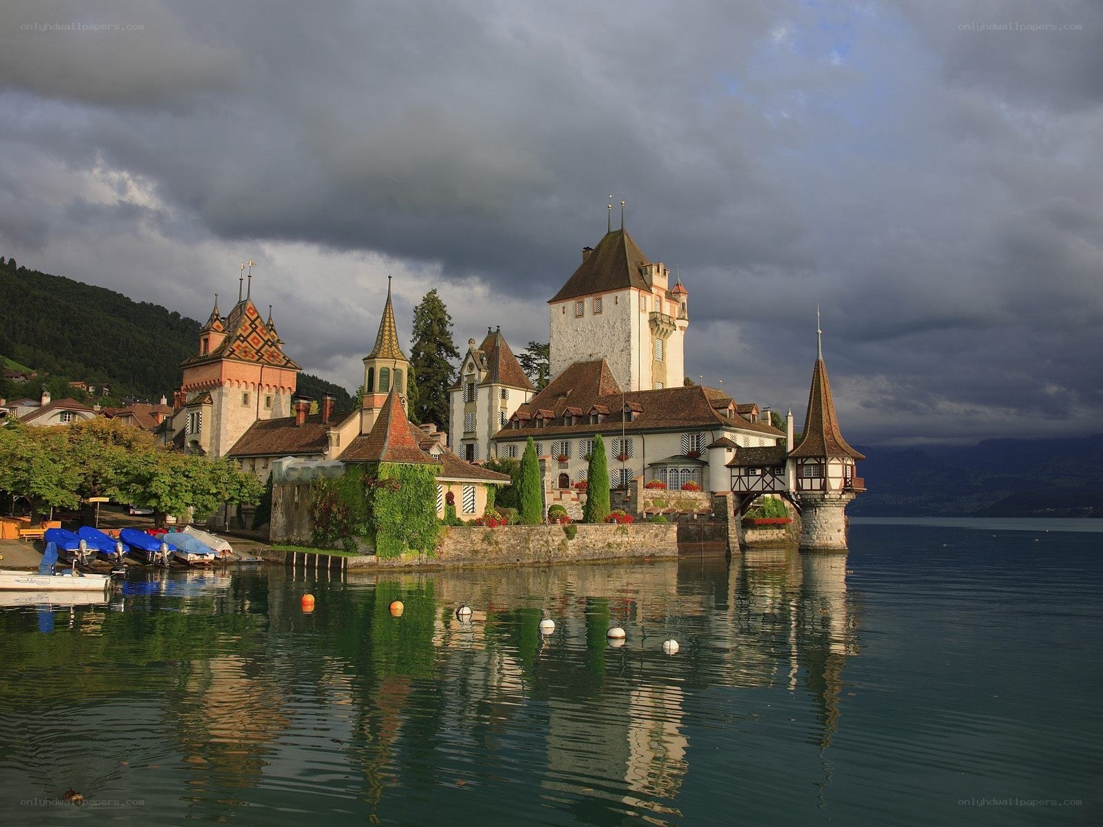 Château de Chillon by the lake
