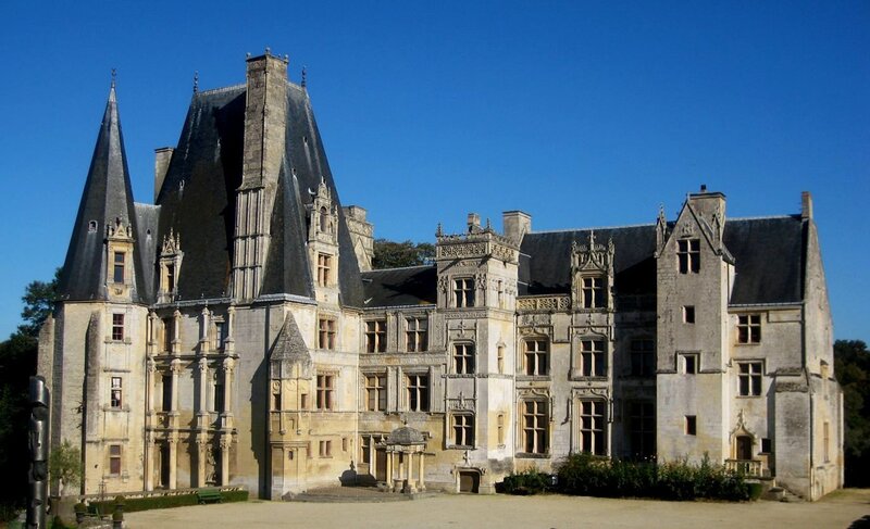 Château De Montpoupon — Blue, Serene