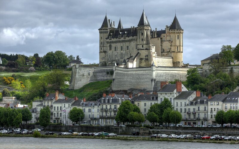 Château De Saumur — Gray