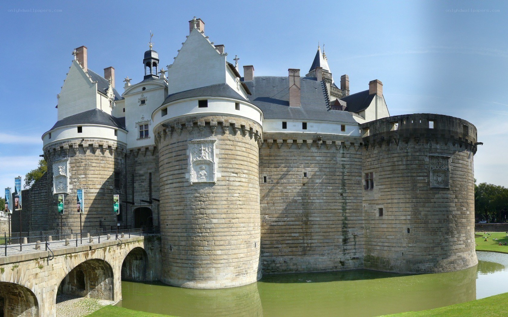 Château de Saumur with moat