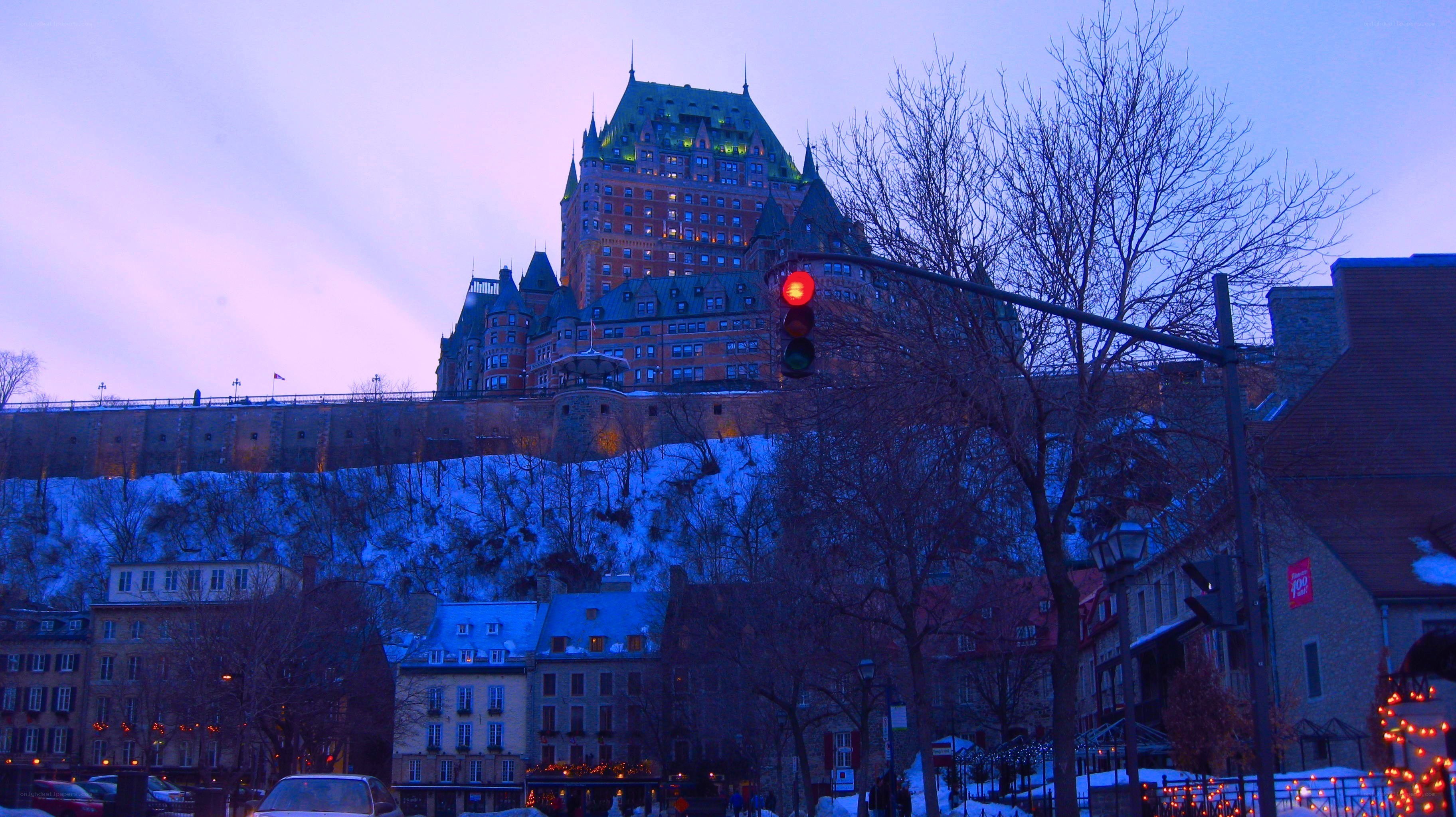 Château Frontenac at dusk