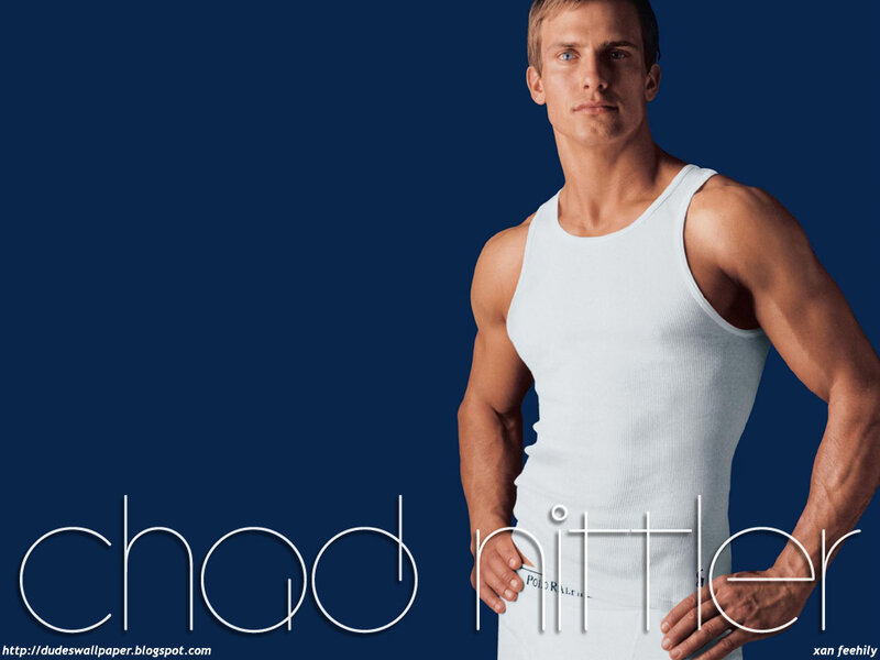 Chad Nittler in white tank top