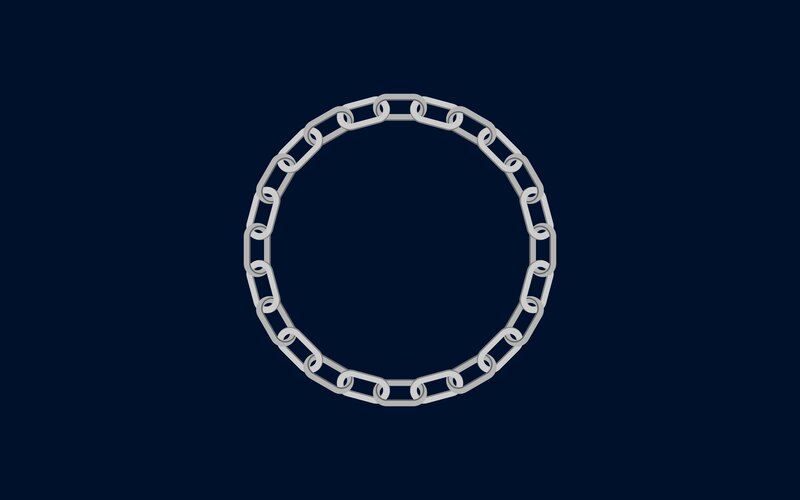 Chain Forming a Circle