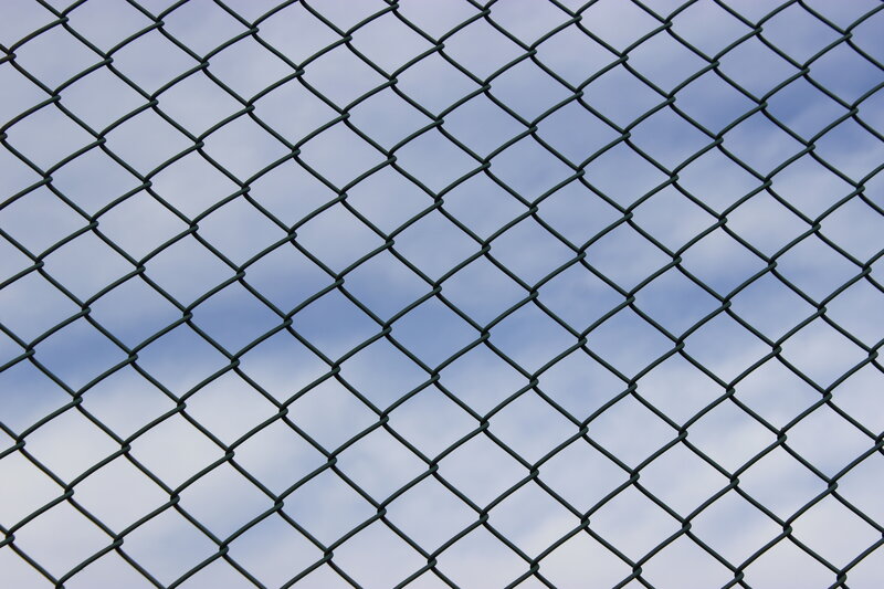 Chain-link Fence — Blue, Neutral
