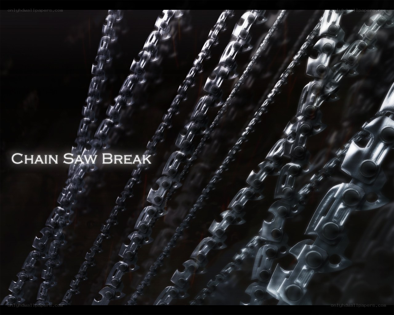 Chain saw break artwork