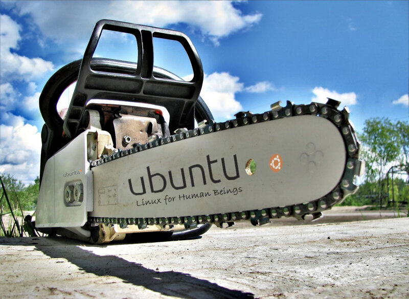 Chainsaw with Ubuntu Branding
