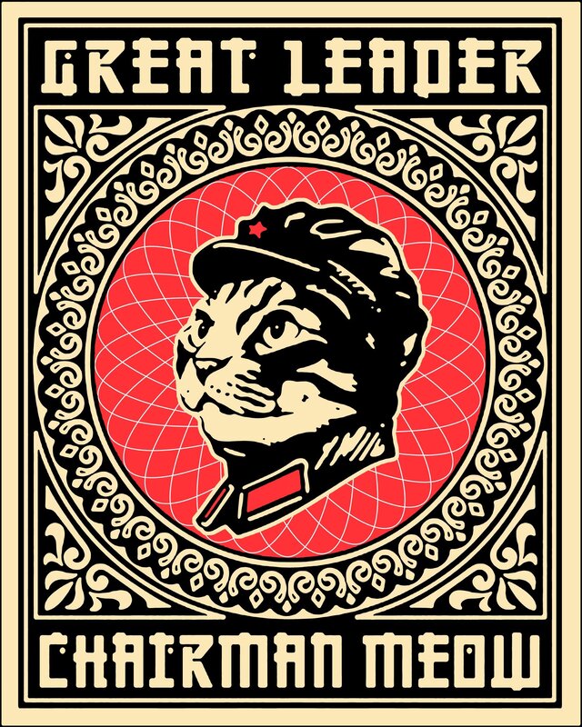 Chairman Meow poster