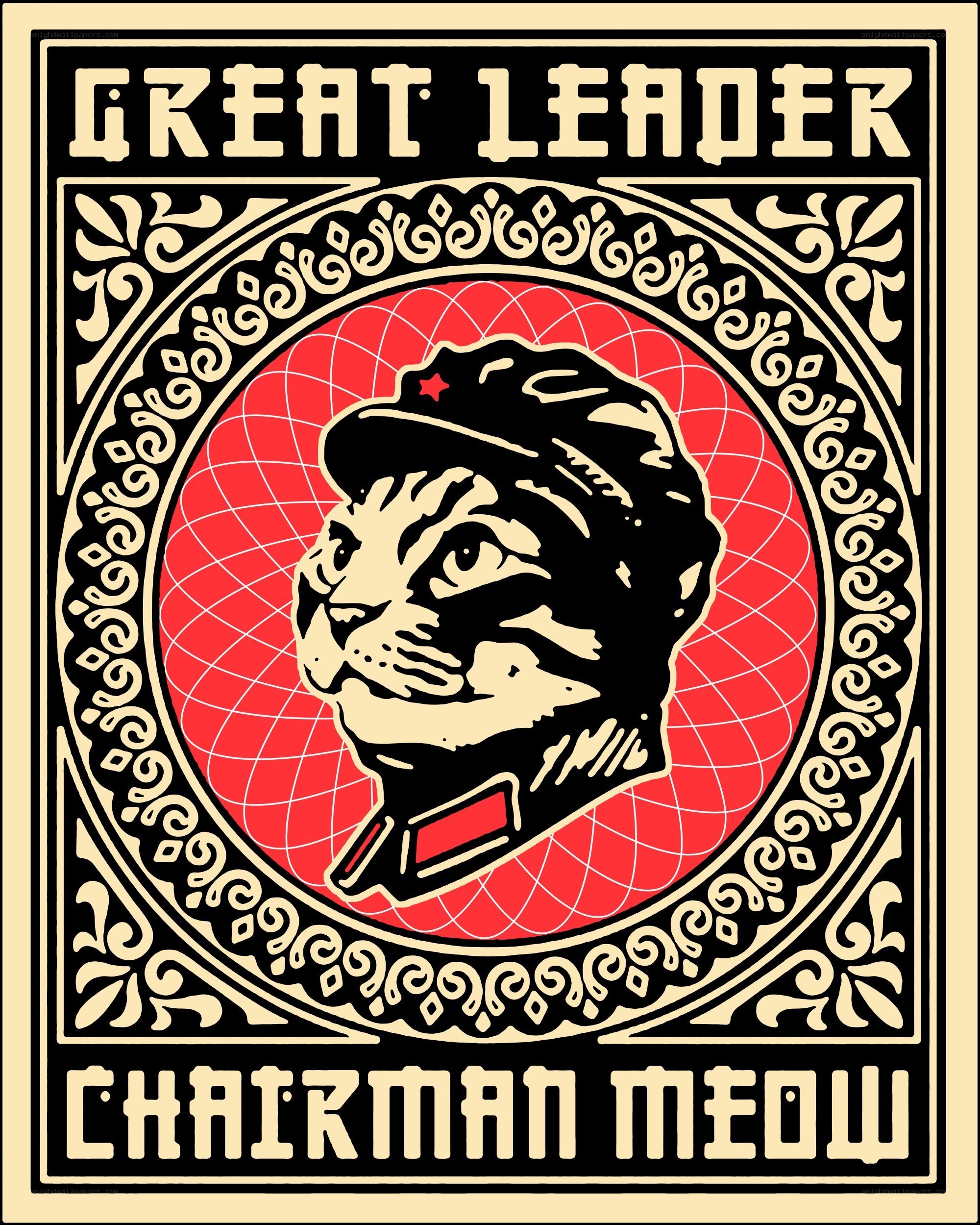 Chairman Meow poster