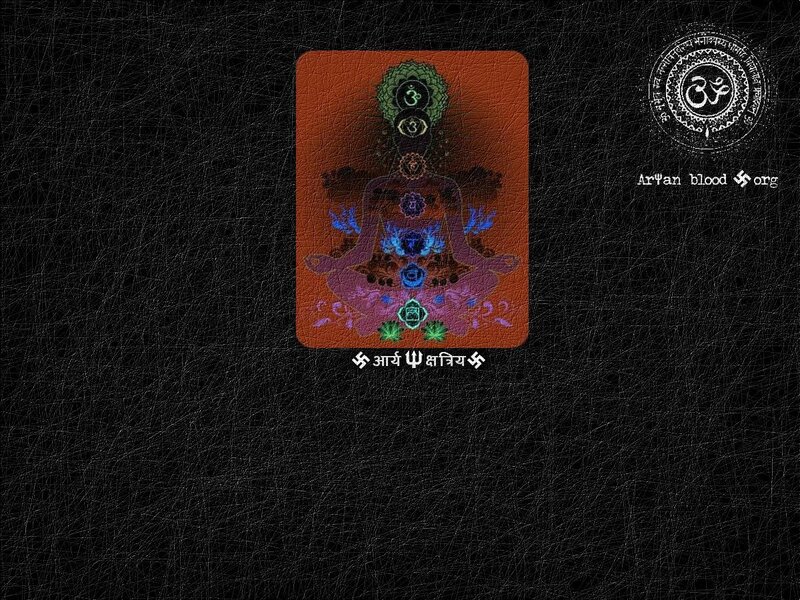 Chakra Illustration on Card