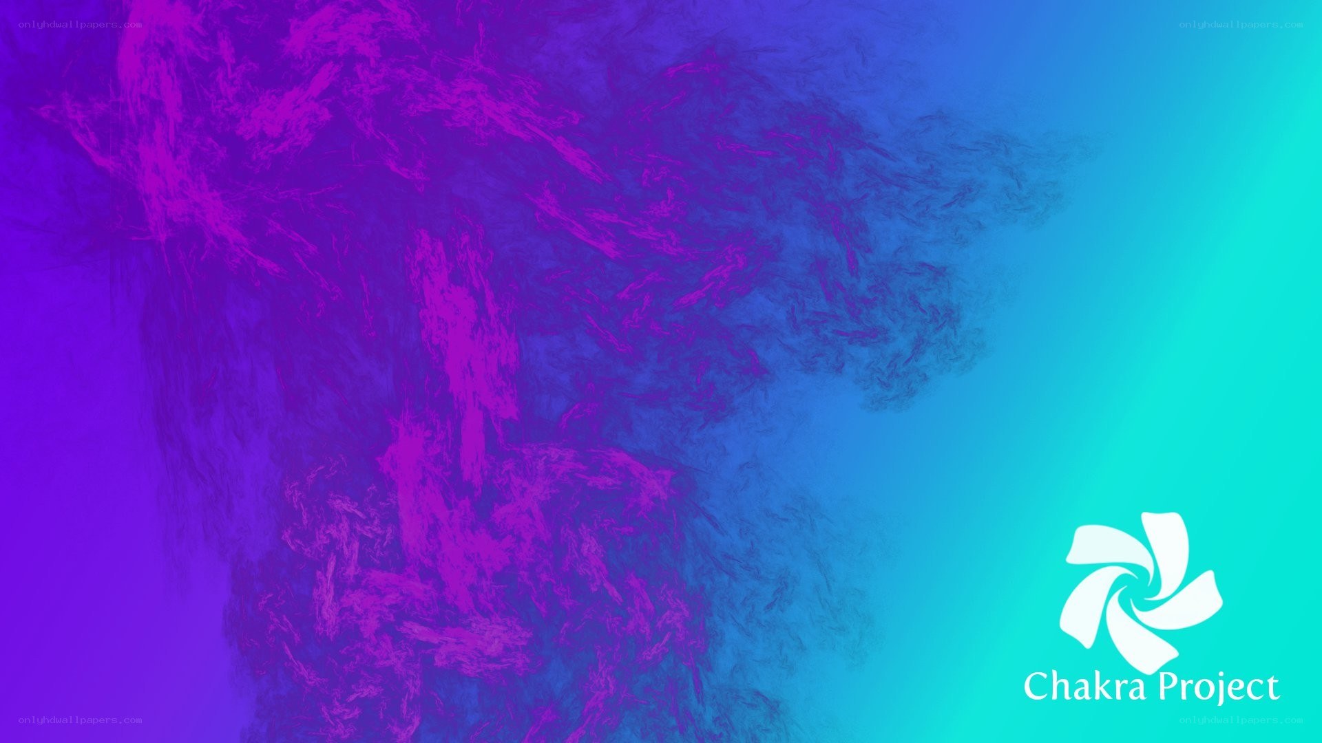 Chakra Project logo on abstract background