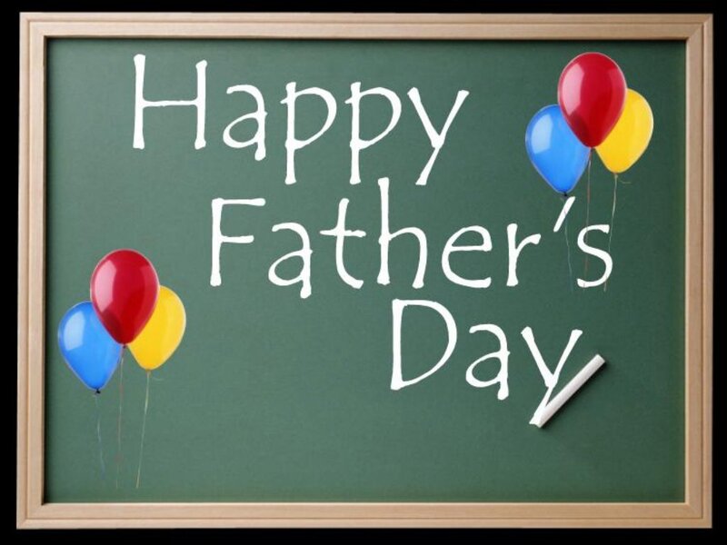 Chalkboard with Balloons