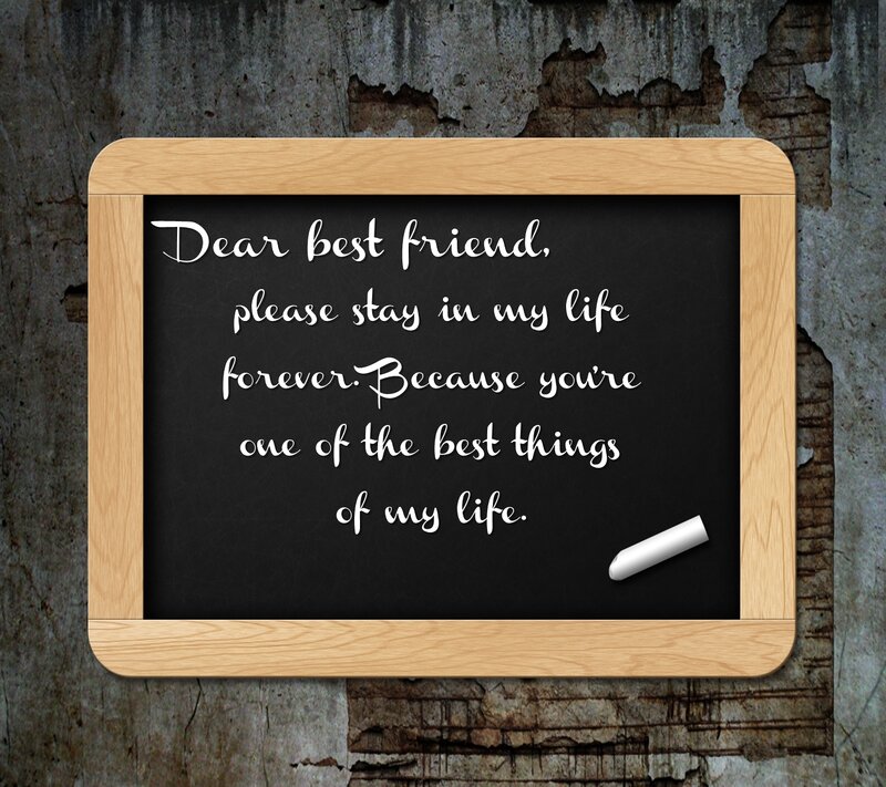 Chalkboard with Message