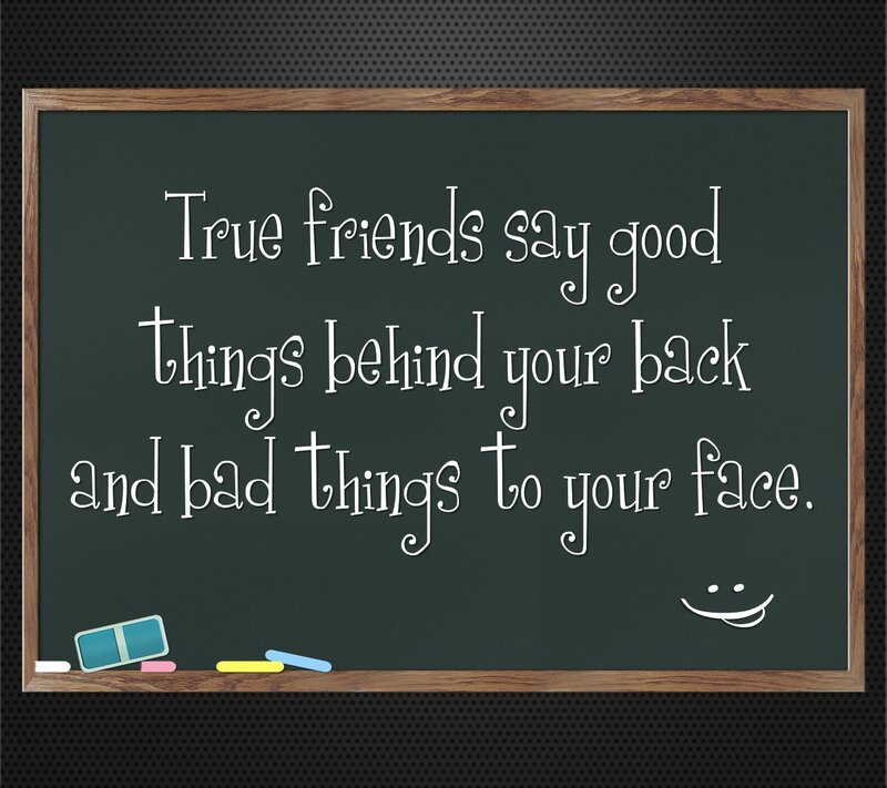 Chalkboard with Quote — Black