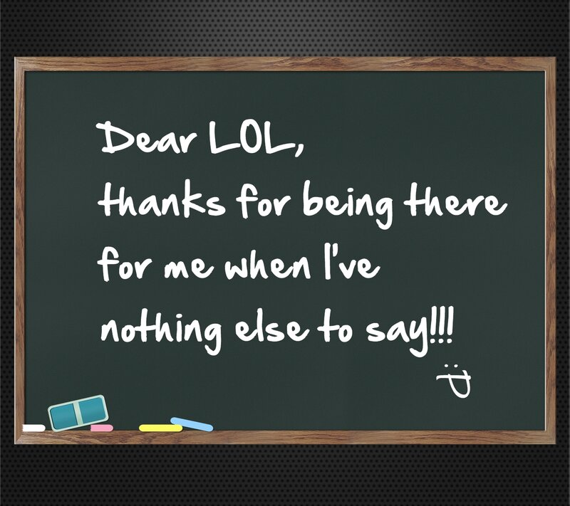 Chalkboard with Text — Black, Humorous