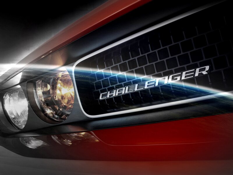 Challenger car front grille