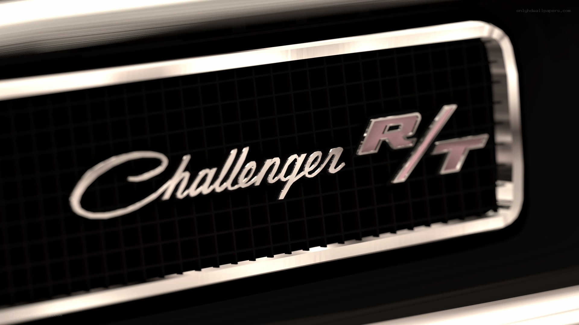 Challenger R/T grille badge