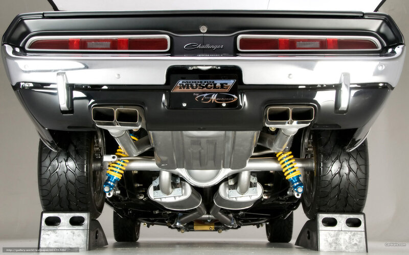 Challenger rear view