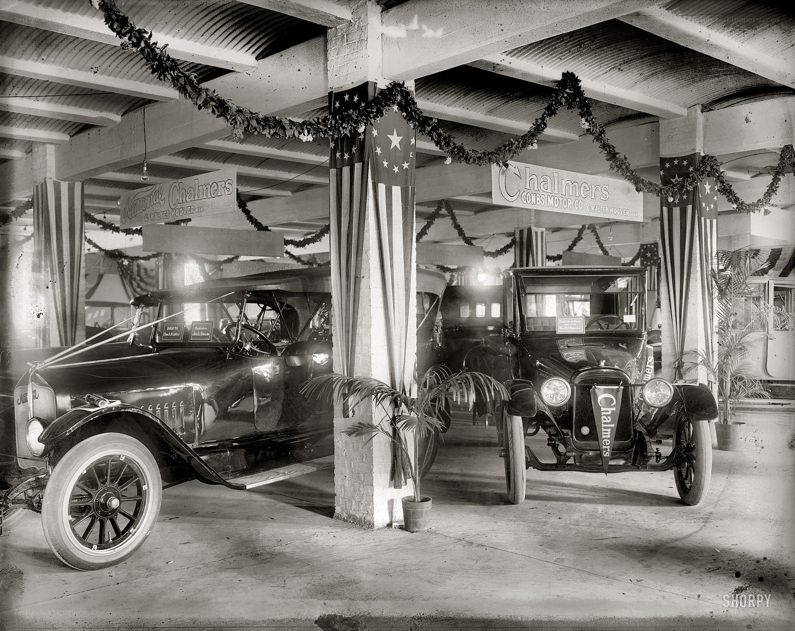 Chalmers car showroom display