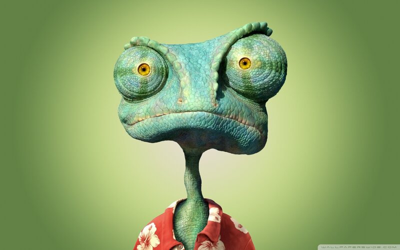 Chameleon Character — Green