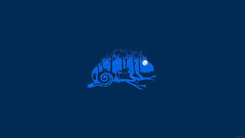 Chameleon Forest Scene
