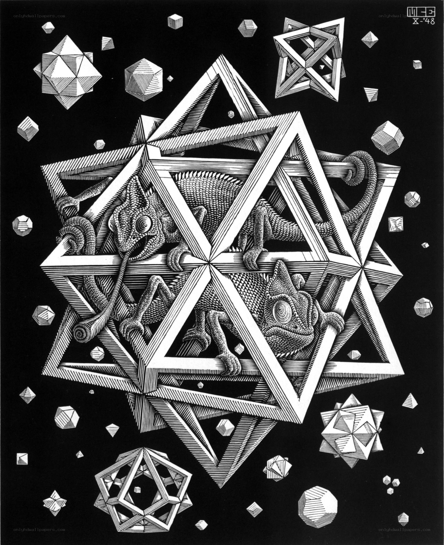 Chameleons in geometric star
