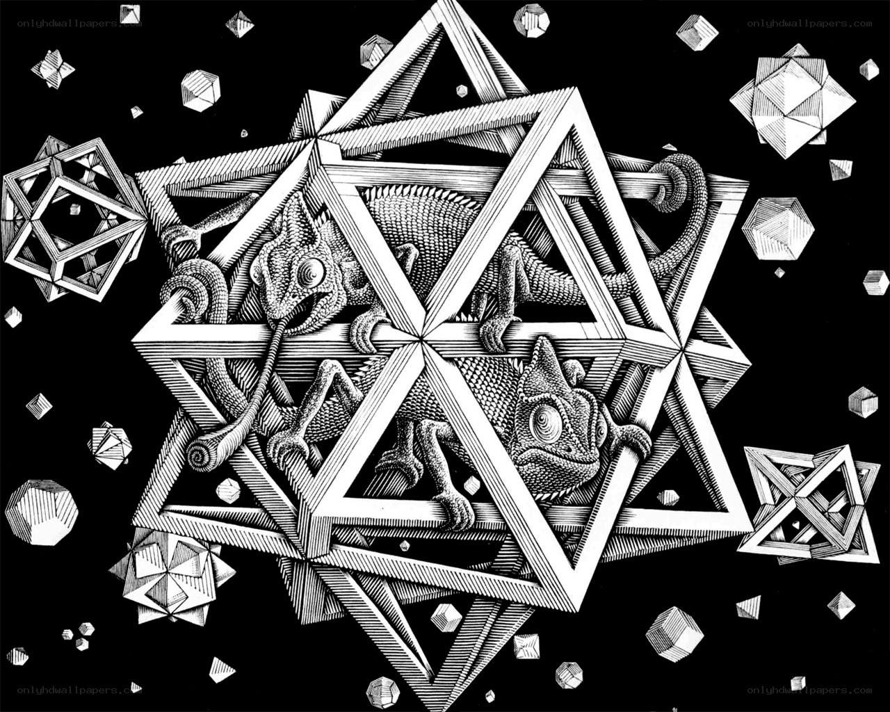 Chameleons in geometric star