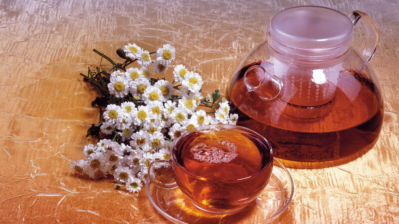 Chamomile Tea Set — Brown, Calm