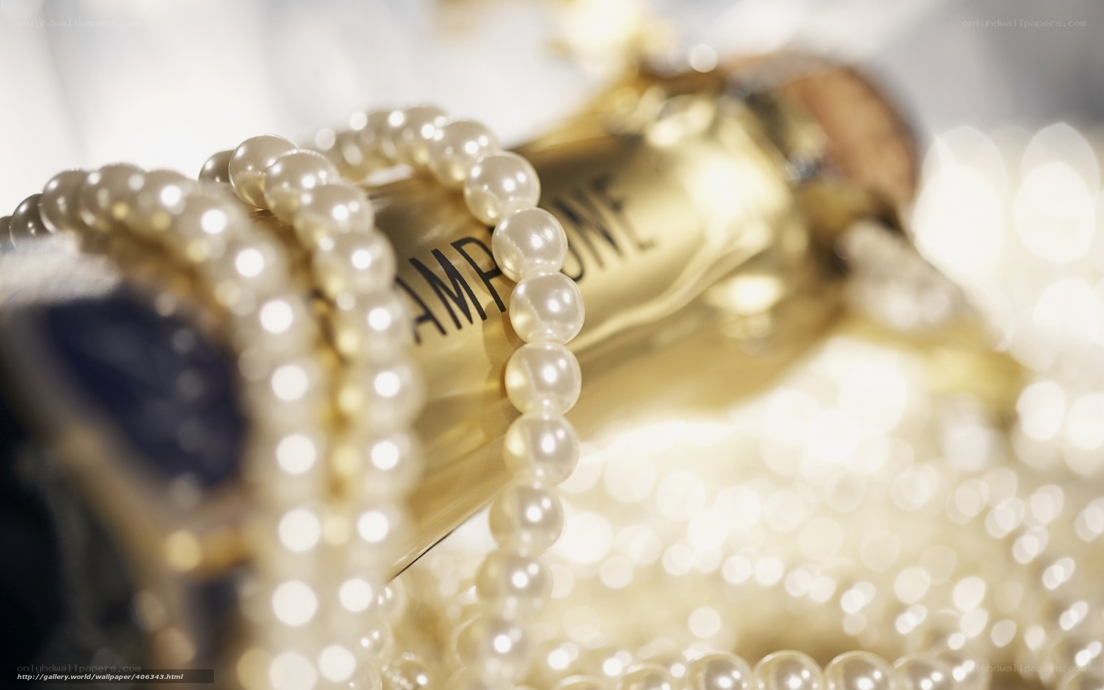 Champagne and pearls