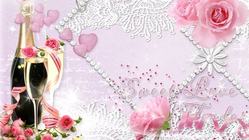 Champagne and Roses — Pink, Romantic