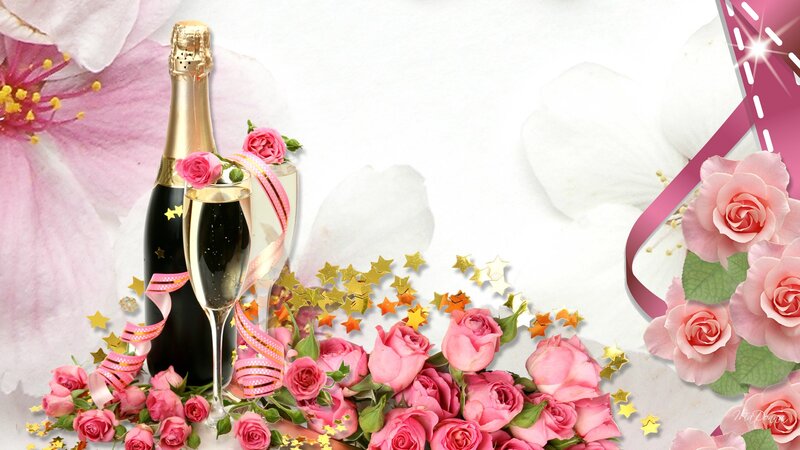 Champagne and Roses — Pink