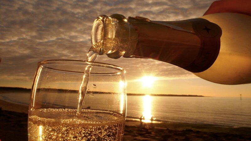 Champagne Being Poured