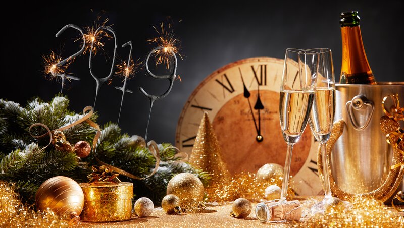 Champagne Celebration — Gold