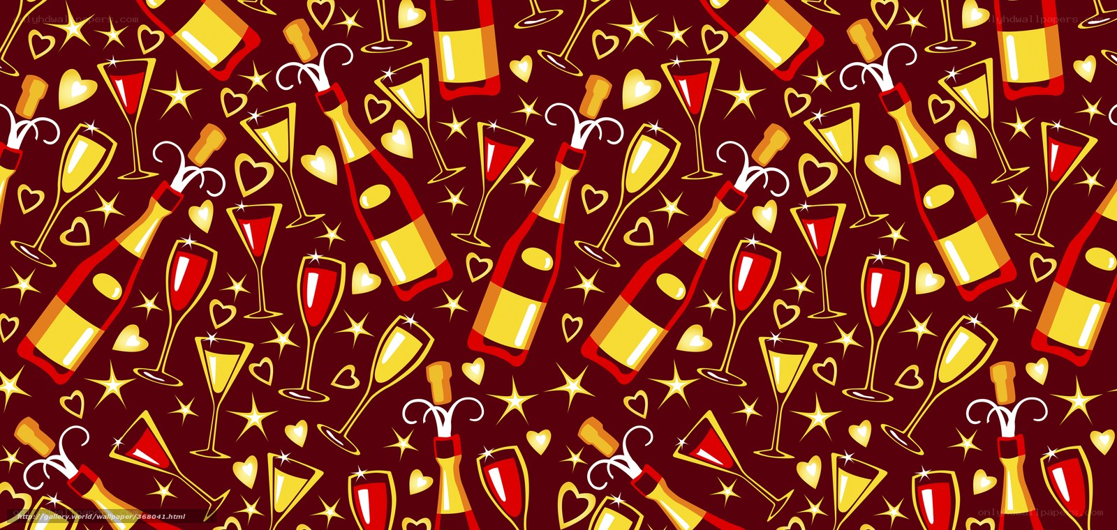 champagne celebration pattern