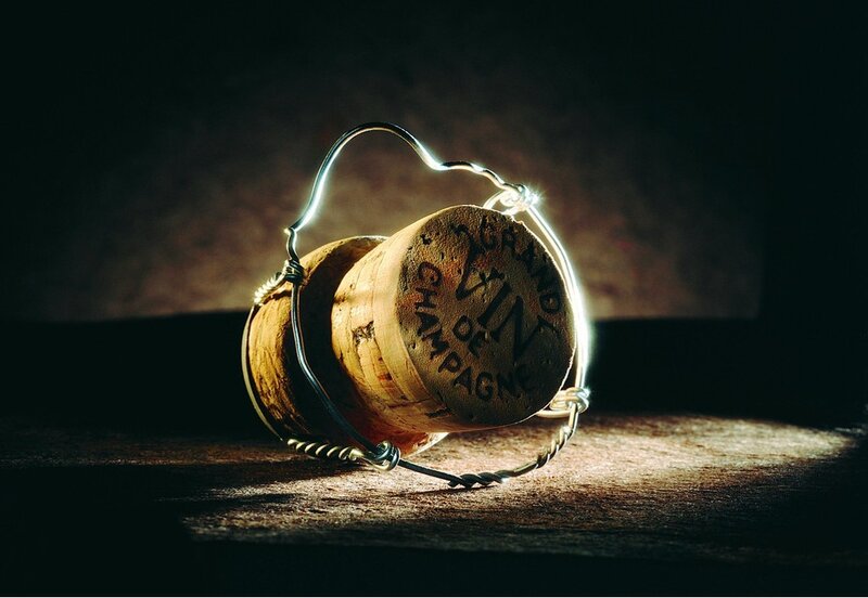 Champagne Cork with Wire