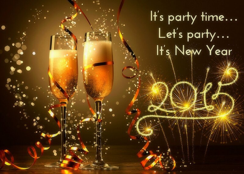 Champagne Glasses — Gold, Celebratory, Night