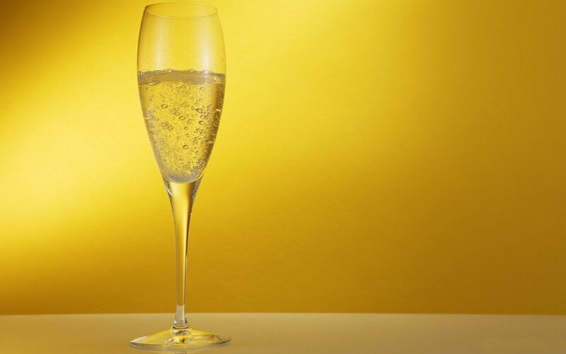 Champagne in a Flute