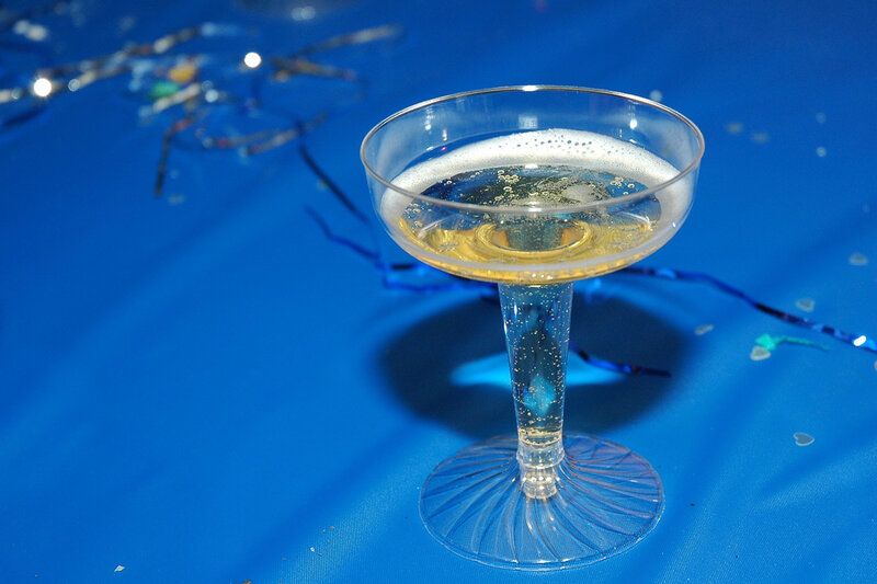 Champagne in a Glass