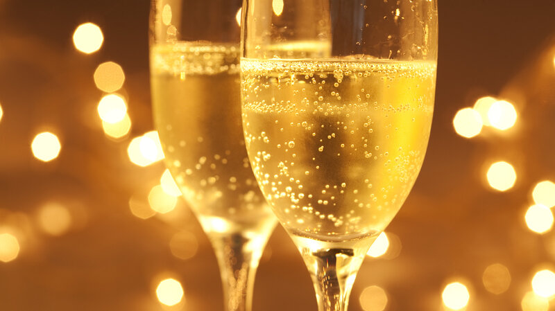 Champagne in Glasses